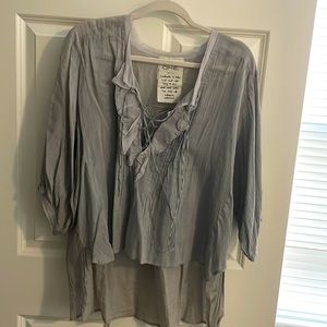 Free people lace up blouse (FP ONE)